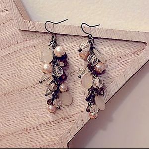 (2 for $10) Vintage Grape Vine Dangly Earrings